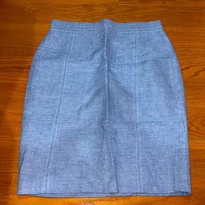 Ann Taylor light blue pencil skirt!